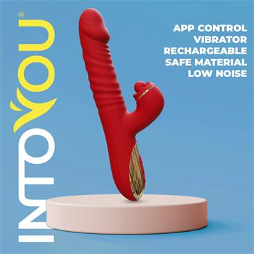 INTOYOU APP SERIES ASCEN VIBRADOR CON THRUSTING Y WAVING Y APP USB MAGNÉTICO