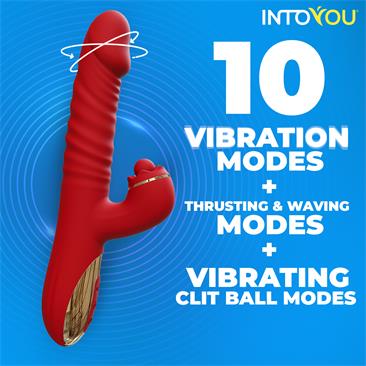 INTOYOU APP SERIES ASCEN VIBRADOR CON THRUSTING Y WAVING Y APP USB MAGNÉTICO