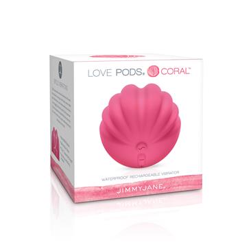 JIMMYJANE JIMMYJANE LOVE PODS CORAL MASAJEADOR IMPERMEABLE