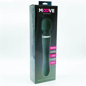 MOOVE MASAJEADOR 2 EN 1 SILICONA NEGRO