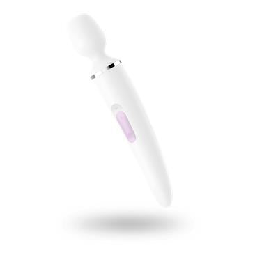 SATISFYER MASAJEADOR WAND-ER WOMAN BLANCO Y DORADO