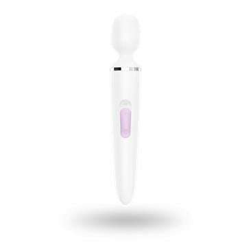 SATISFYER MASAJEADOR WAND-ER WOMAN BLANCO Y DORADO