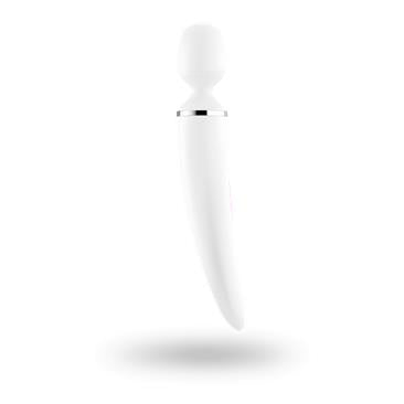 SATISFYER MASAJEADOR WAND-ER WOMAN BLANCO Y DORADO