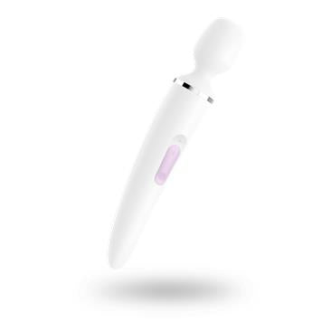 SATISFYER MASAJEADOR WAND-ER WOMAN BLANCO Y DORADO