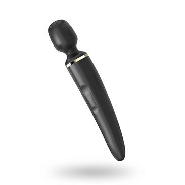 SATISFYER MASAJEADOR WAND-ER WOMAN NEGRO Y DORADO