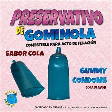 DIVERTY SEX PRESERVATIVO DE GOMINOLA SABOR COLA