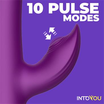 INTOYOU APP SERIES SENDEL VIBRADOR CON ANILLO DE BOLAS INTERNAS UP AND DOWN Y PULSACIÓN CON APP