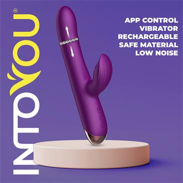 INTOYOU APP SERIES SENDEL VIBRADOR CON ANILLO DE BOLAS INTERNAS UP AND DOWN Y PULSACIÓN CON APP