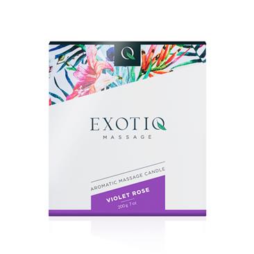 EXOTIQ VELA DE MASAJE ROSA VIOLETA - 200G