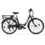 BICICLETA NILOX J5 250W 55KM 25KMH NEGRO 22KG 90KG