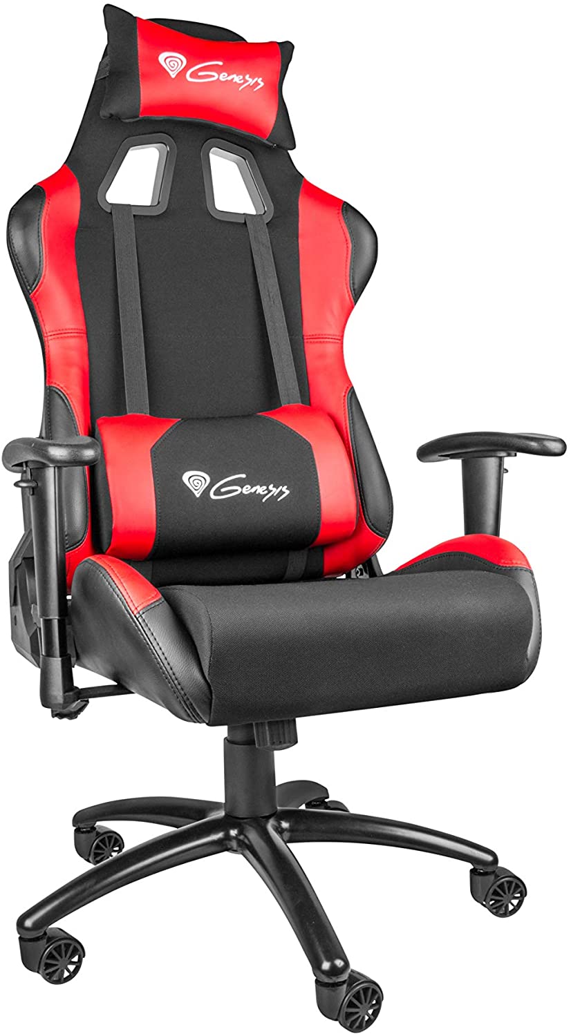 SILLA GAMING GENESIS NITRO 550 NEGRO ROJO