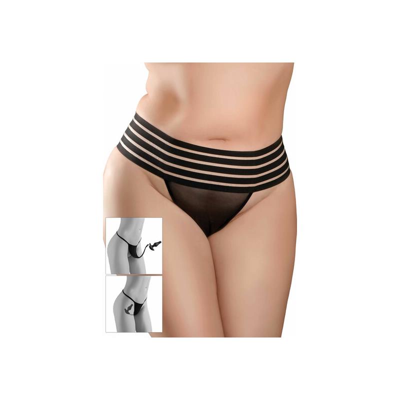 Braguita Plug y Bala Vibradora Control Remoto USB Talla Única XL-XXL