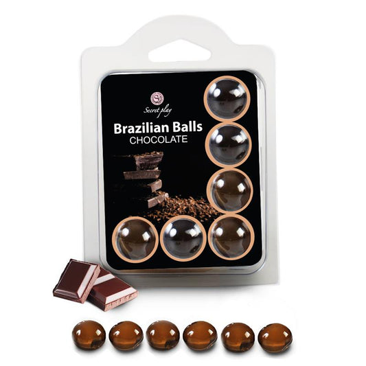 Brazilian Balls  Set 6  Chocolate