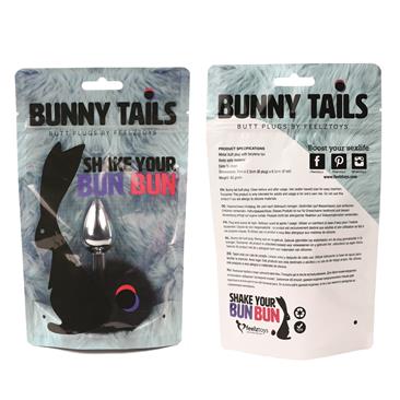 Bunny Tail Plug Anal con Cola Negro