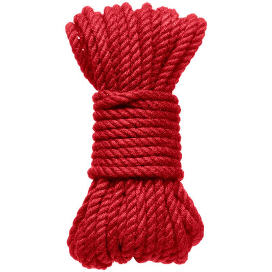 Cuerda Bondage Cáñamo 6 Metros Rojo