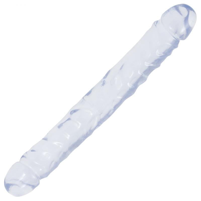 Dildo Doble Jr. 12 Transparente