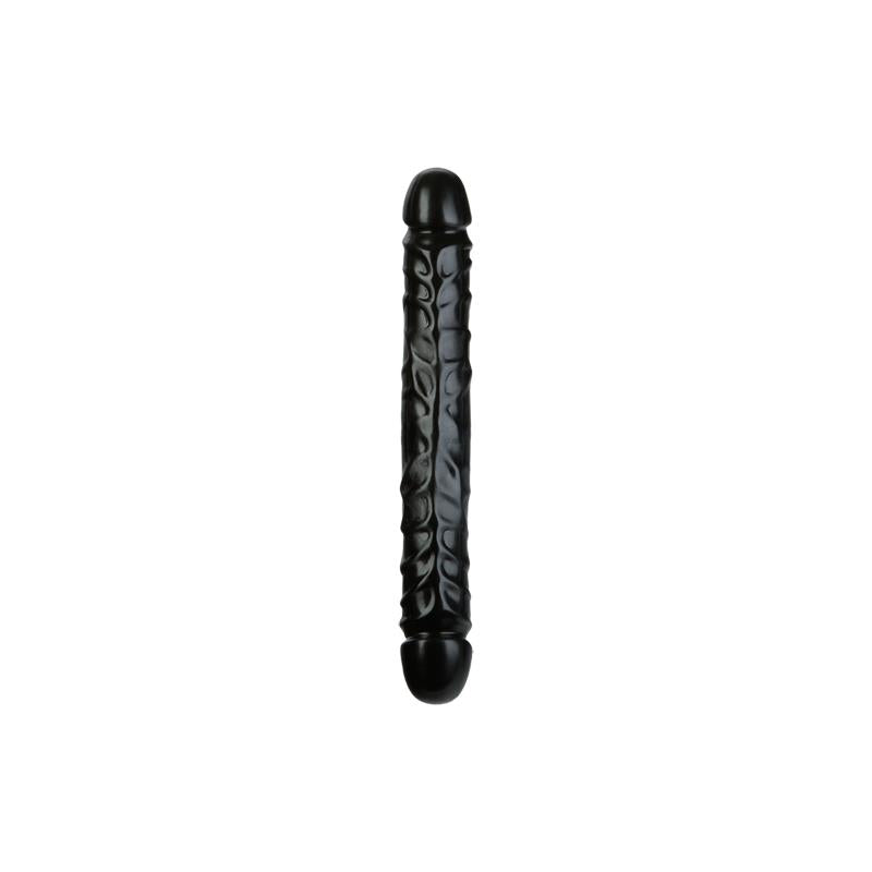 Dildo Doble Jr. Veined Negro