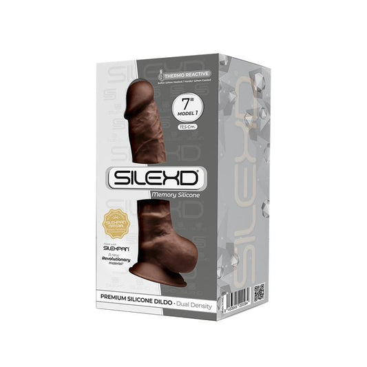 Dildo Dual Density Mod. 1 - 7 Marrón