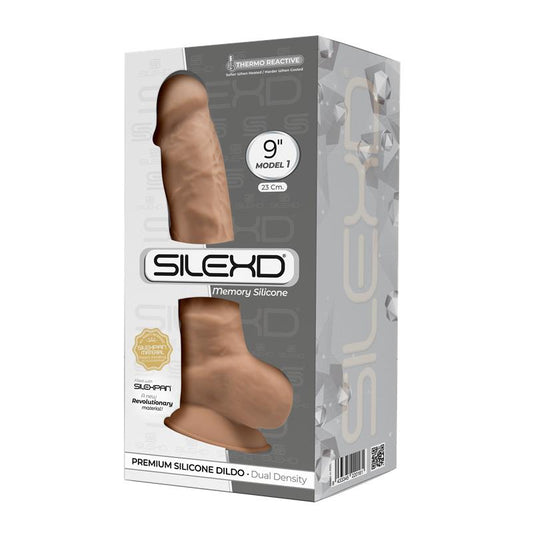 Dildo Dual Density Mod. 1 - 9 Caramel