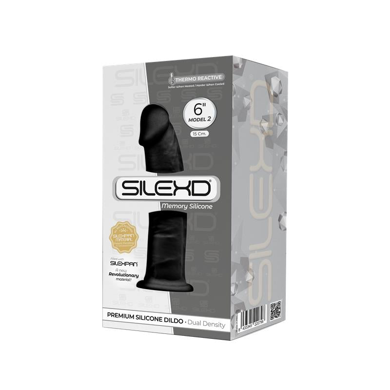 Dildo Dual Density Mod. 2 - 6 Negro