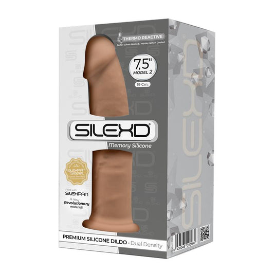 Dildo Dual Density Mod. 2 - 7.5 Caramel