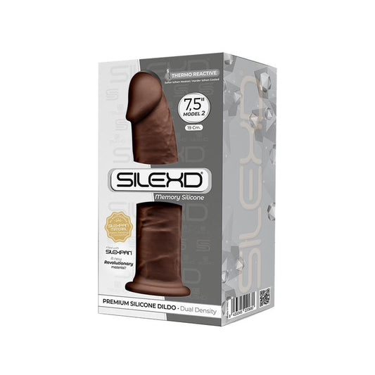 Dildo Dual Density Mod. 2 - 7.5 Marrón