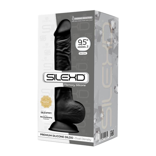 Dildo Dual Density Mod. 3 - 9.5 Negro