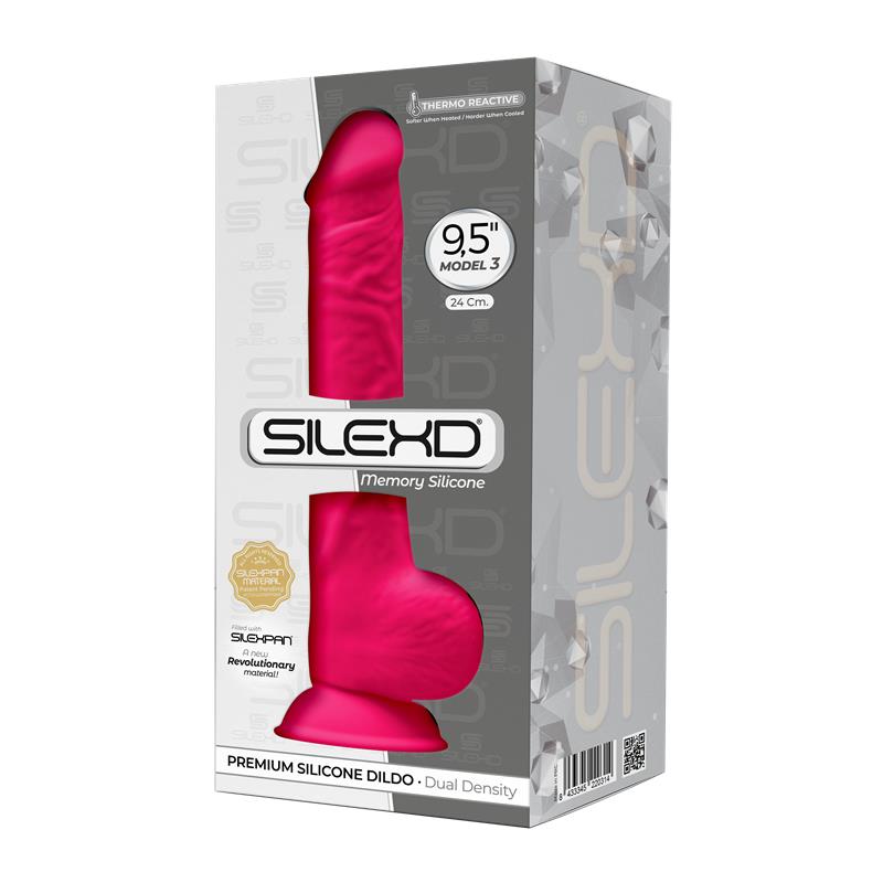 Dildo Dual Density Mod. 3 - 9.5 Rosa