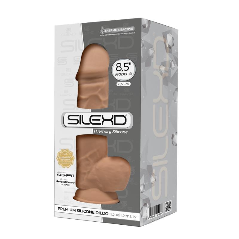 Dildo Dual Density Mod. 4 - 8.5 Caramel