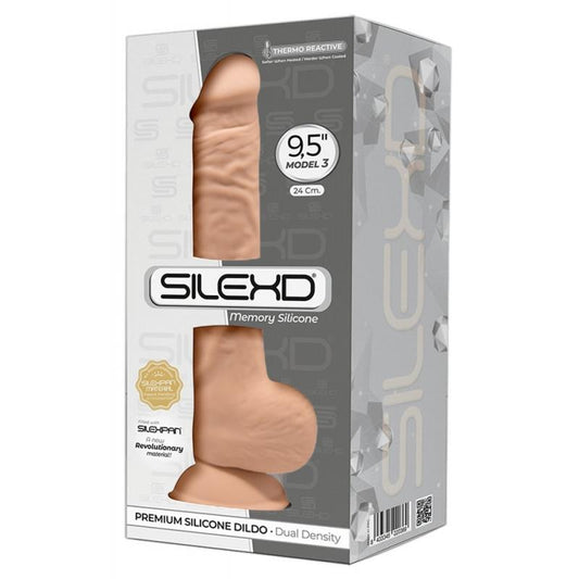 Dildo Dual Density Silicone Mod. 3 - 9.5