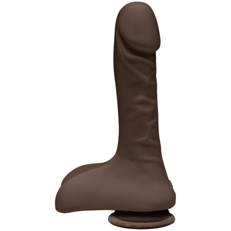 Dildo Dual Density Super D 9 Ultraskyn Chocolate