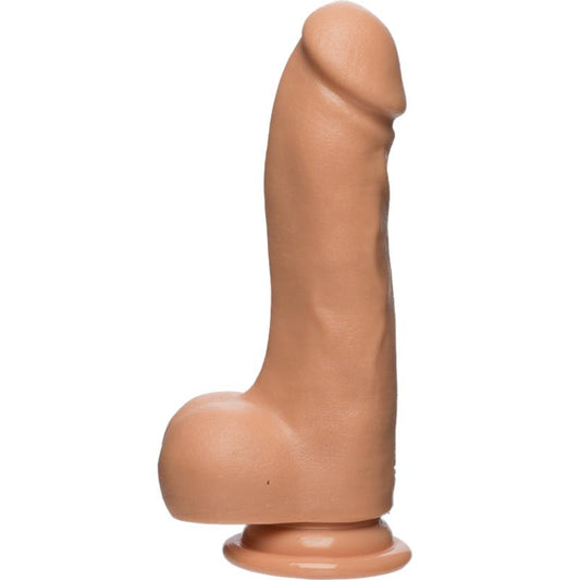 Dildo Master D 7.5 con Testículos Firmskyn Vanilla