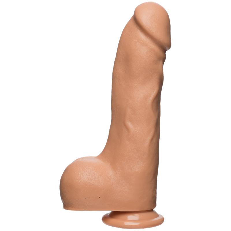 Dildo Master D con Testículos 10.5 Firmskyn Vanilla