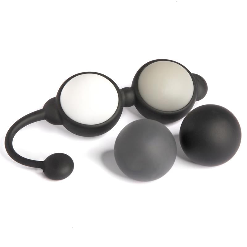 Fifty Shades of Grey Beyond Aroused Bolas de Kegel Set Negro