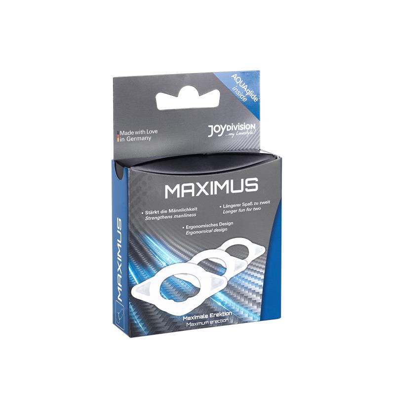 MAXIMUS Pack Anillos Potenciadores XS,S,M