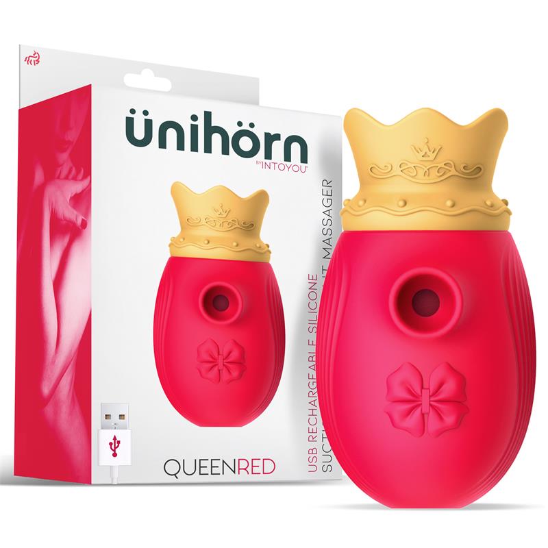 QueenRed Succionador con Lengua Estimuladora Rojo